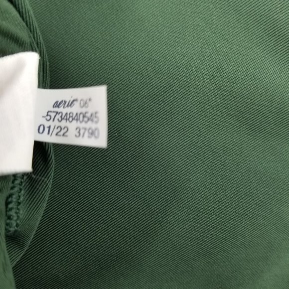 Aerie Green Women's Halter Neck Bandeau Top Size XL - Picture 6 of 8